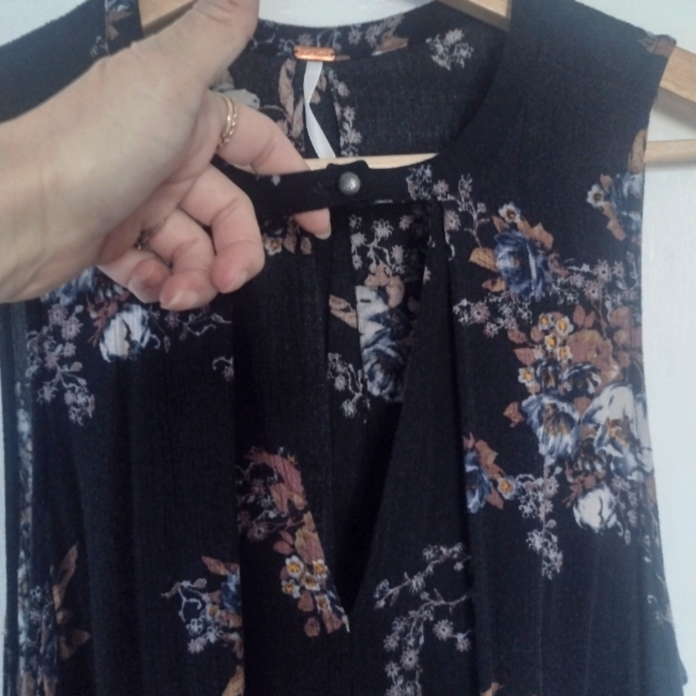 Free People Snap Out Of It Tree Swing Tunic Dress - Picture 6 of 11
